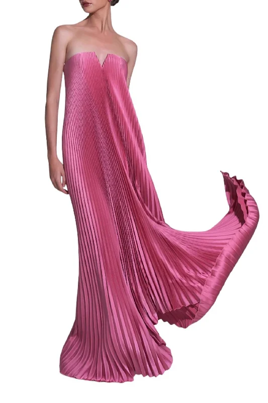 Flash Sales This Week Women's Black Tie Gown Dress In Dusty Rose