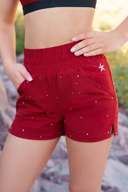 Women's High Street Fashion Challenger Short in Artisanal Red