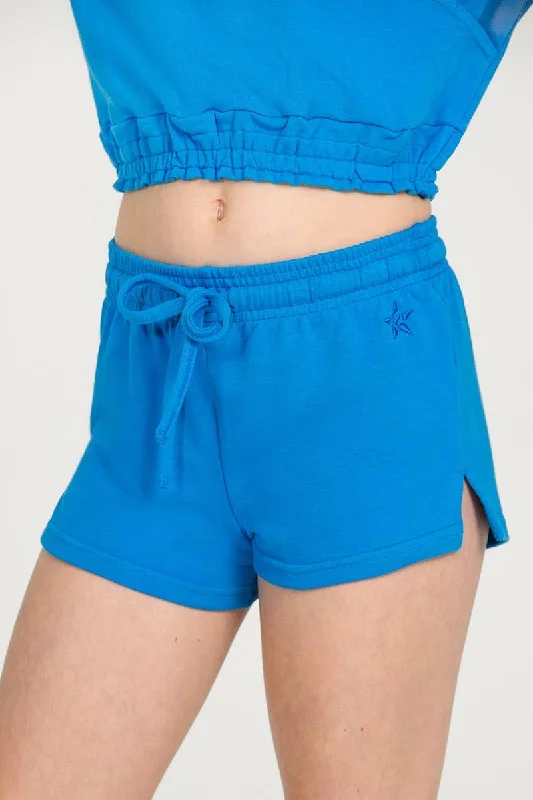 Chic Women's Clothing Cozy Short in Royal Blue