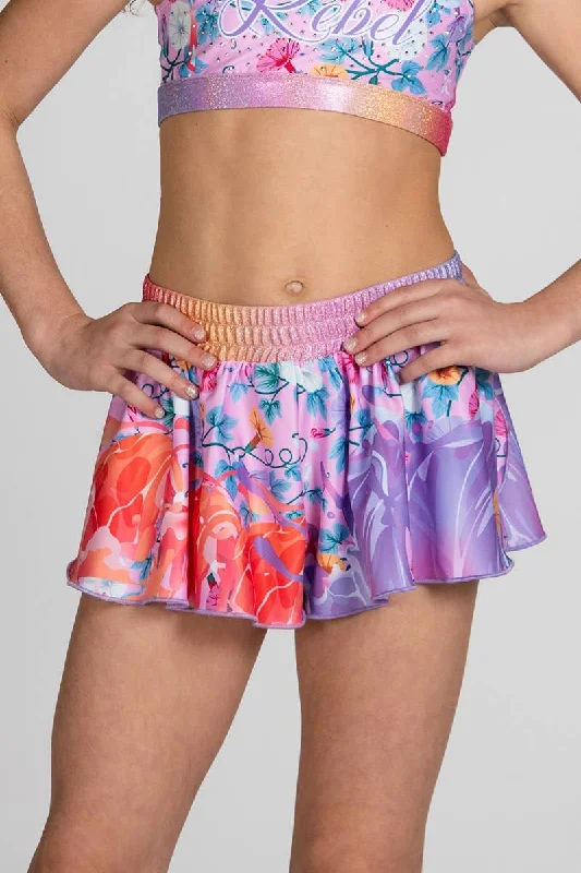 Affordable Women's Clothing Sale Online Flowy Athletic Short in Floral Fairytale