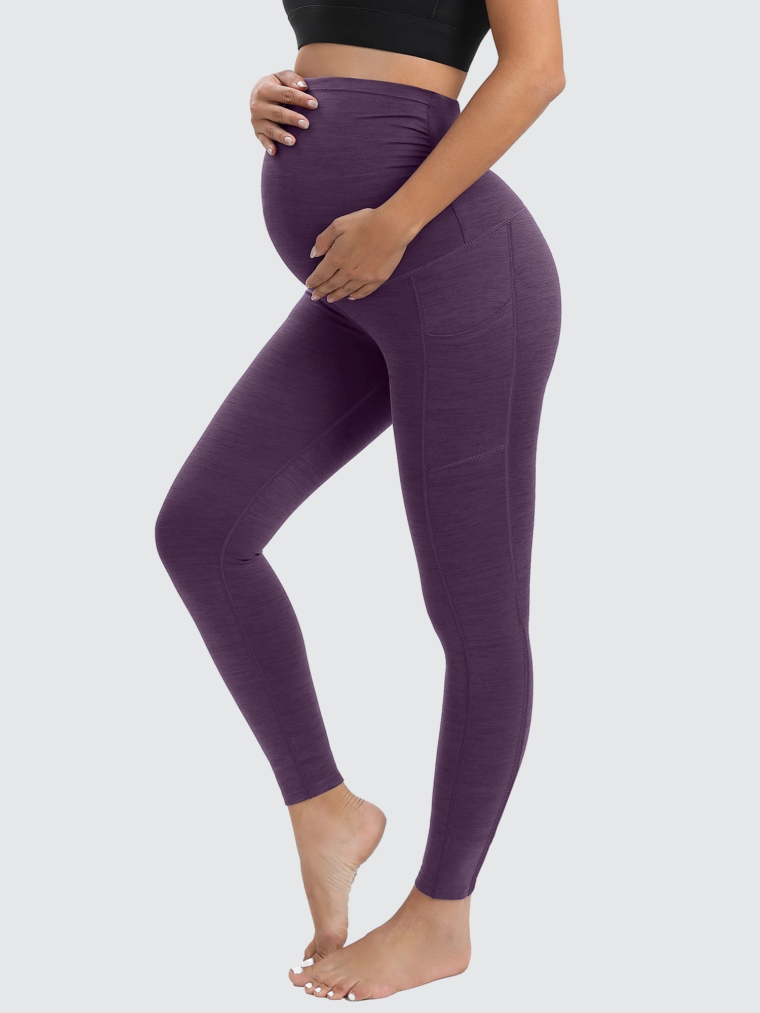 Hot Picks IUGA Supcream Buttery-soft Maternity Legging With Pockets