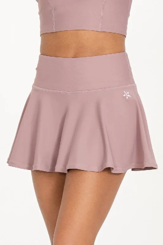 Trendy Boutique Online Legendary Flouncy Skirt in Fawn