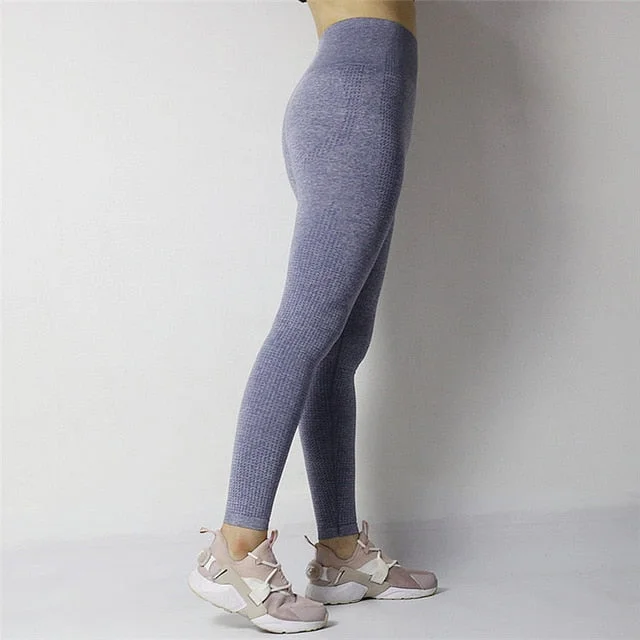 High-End Women's Apparel Yoganix Fitness 2018 Gym Tights Tummy Control Yoga Pants High Waisted Sport Ombre Seamless Leggings Running Yoga Pants Women