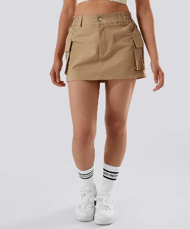 Exclusive Discount Flap Pocket Cargo Short Skirt