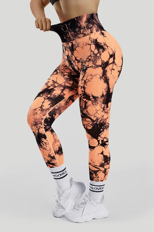 Trendy New Clothes Tie-Dye High Waist Butt Lift Seamless Legging