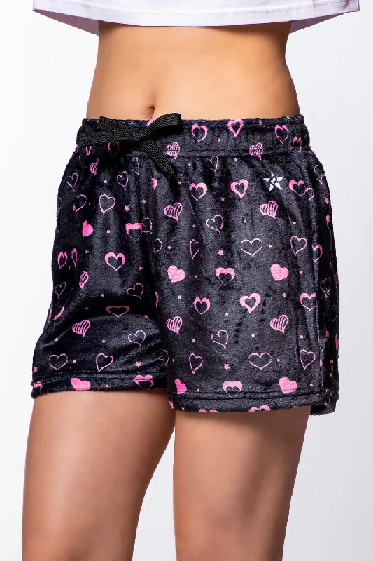 Effortless Style, Endless Impact Plush Short in Rebel Love