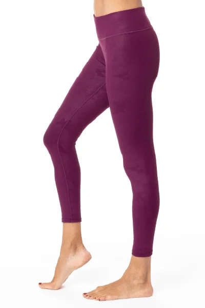 Clothing Sale Rockell 7/8 Legging, Burgundy Camo (Vie Active)