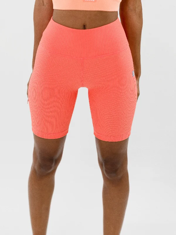 Limited Stock, Big Discounts Cream Yoga Harper Biker Shorts