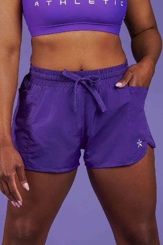 Chic And Trendy Speed Short in Purple