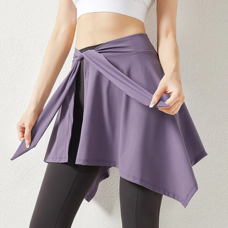 Purple Yoga Skirt